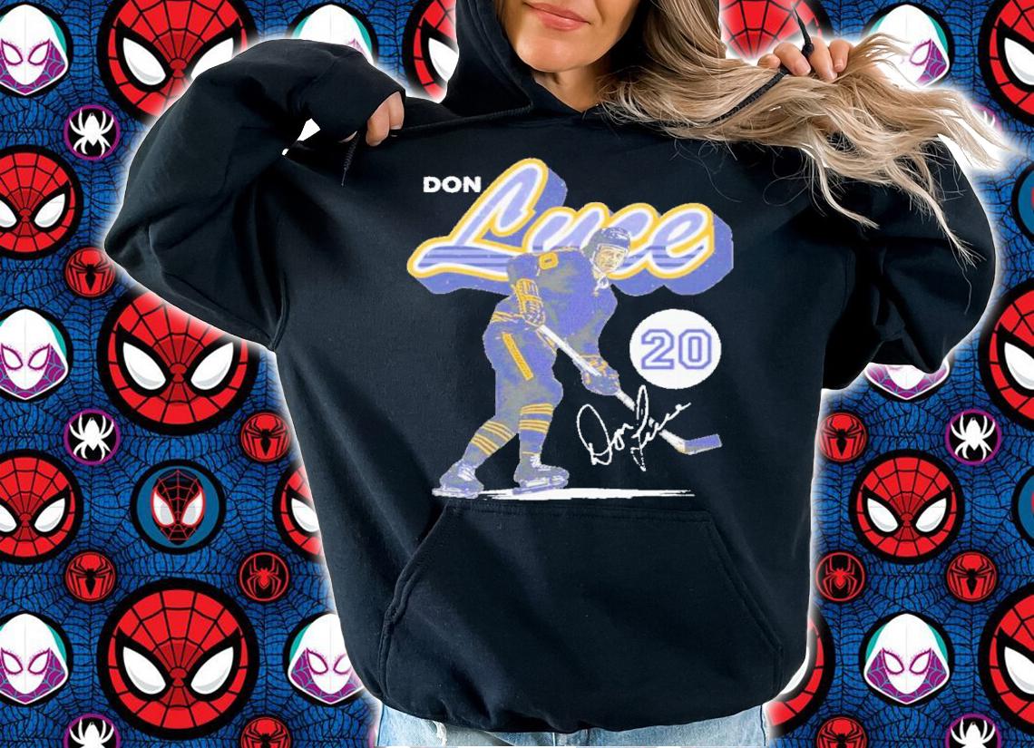 Don Luce Buffalo Retro Script Hockey Signatures Shirt t-shirt hoodie