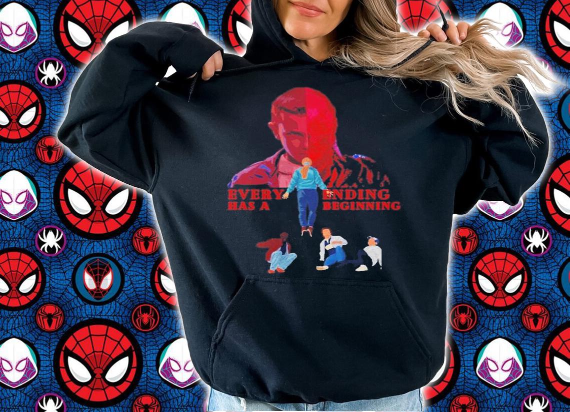 Every Ending Has A Beginning Max Floating Stranger Things Season 4 Shirt t-shirt hoodie
