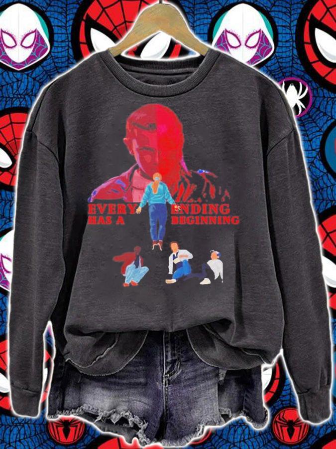Every Ending Has A Beginning Max Floating Stranger Things Season 4 Shirt t-shirt sweatshirt