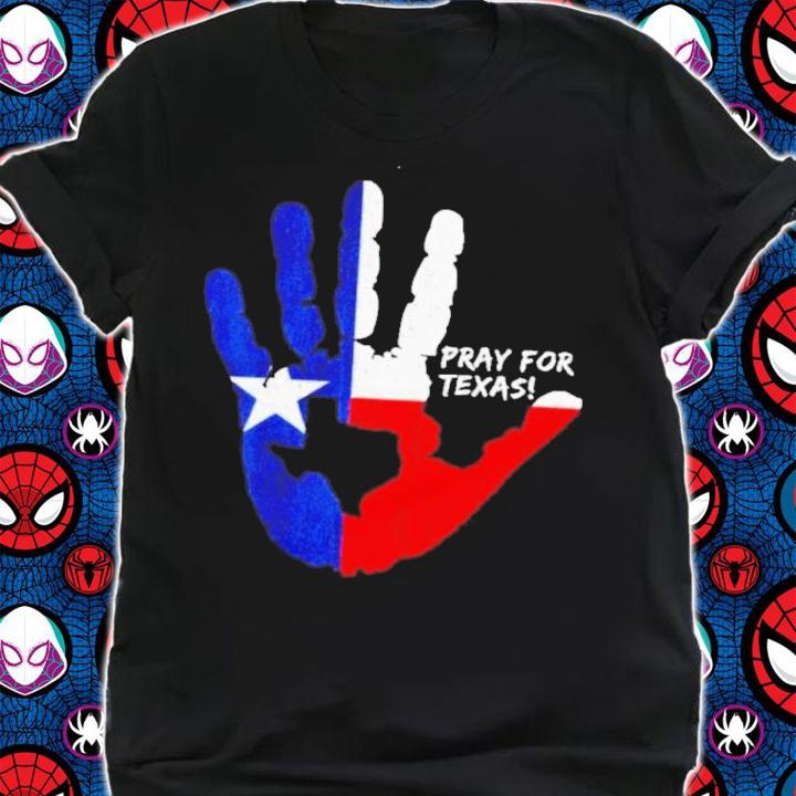 Hand Pray For Texas Flag Shirt t-shirt shirt