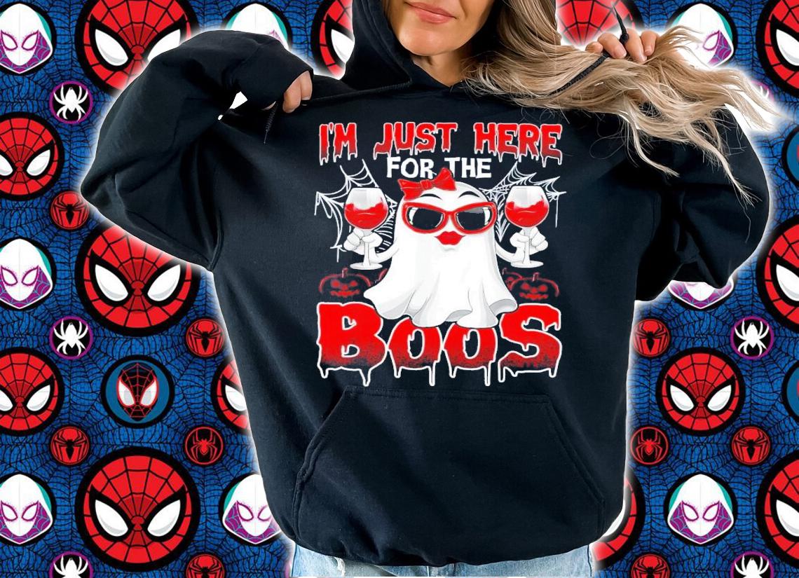 I'm Just Here For The Boos Ghost Happy Halloween T-Shirt t-shirt