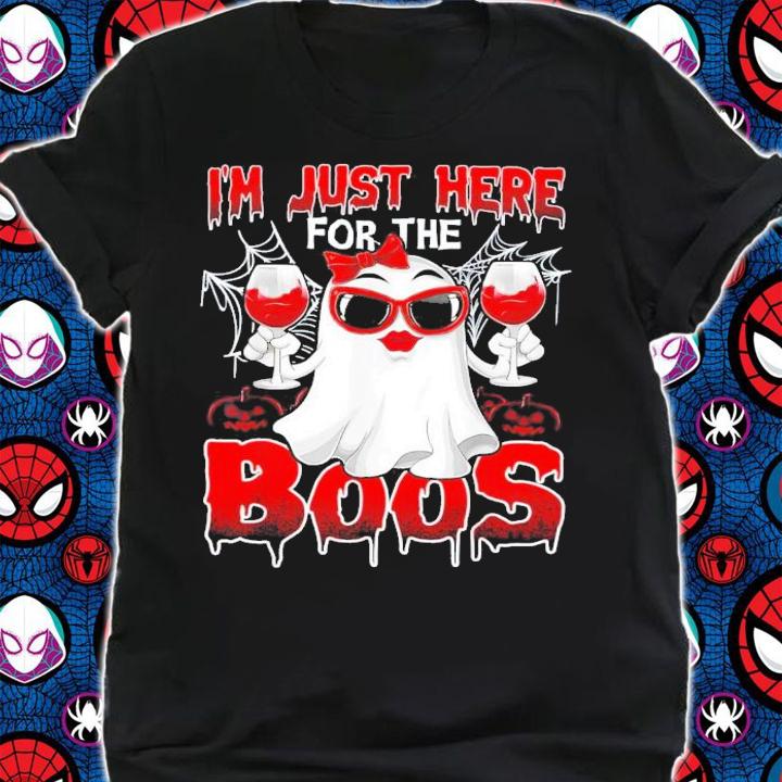 I'm Just Here For The Boos Ghost Happy Halloween T-Shirt t-shirt
