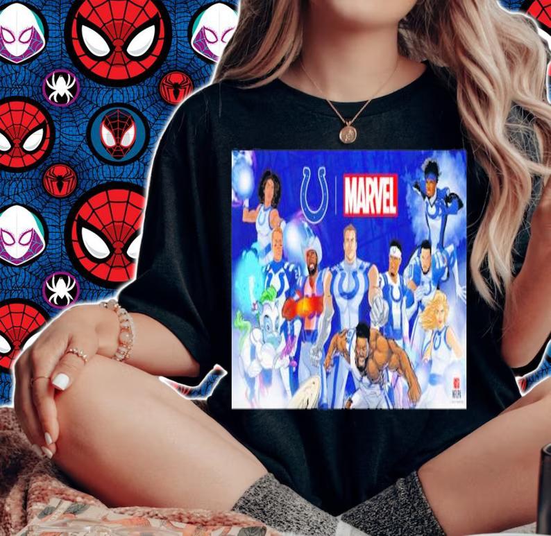 Indianapolis Colts Marvel NFLPA 2022 Shirt t-shirt woman shirt