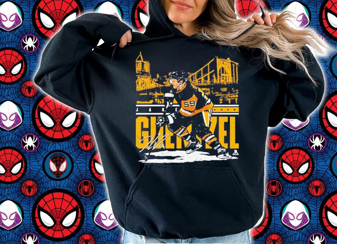 Jake Guentzel Pittsburgh City Skyline Hockey Signature Shirt t-shirt