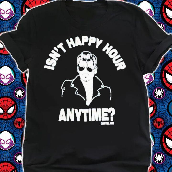 Johnny Depp Isn't Happy Hour Anytime Carted Ink Shirt t-shirt