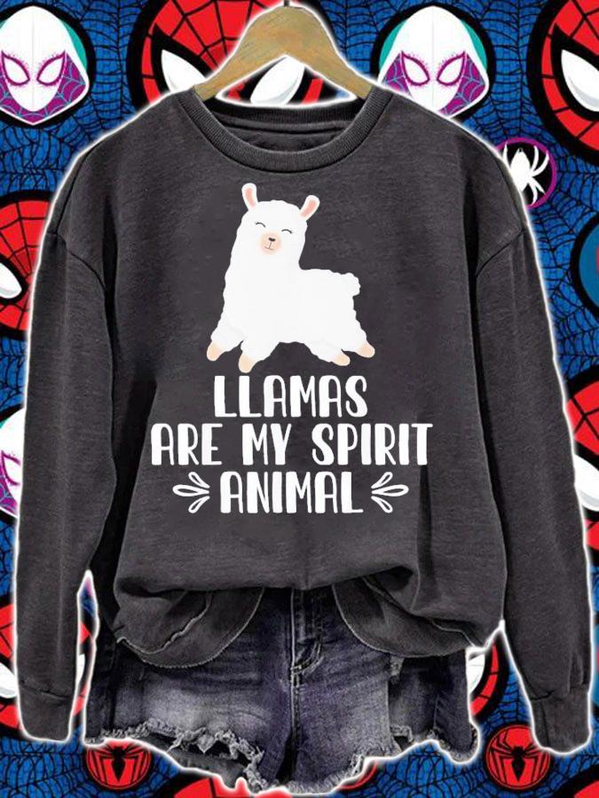 Llamas Are My Spirit Animal T-Shirt t-shirt