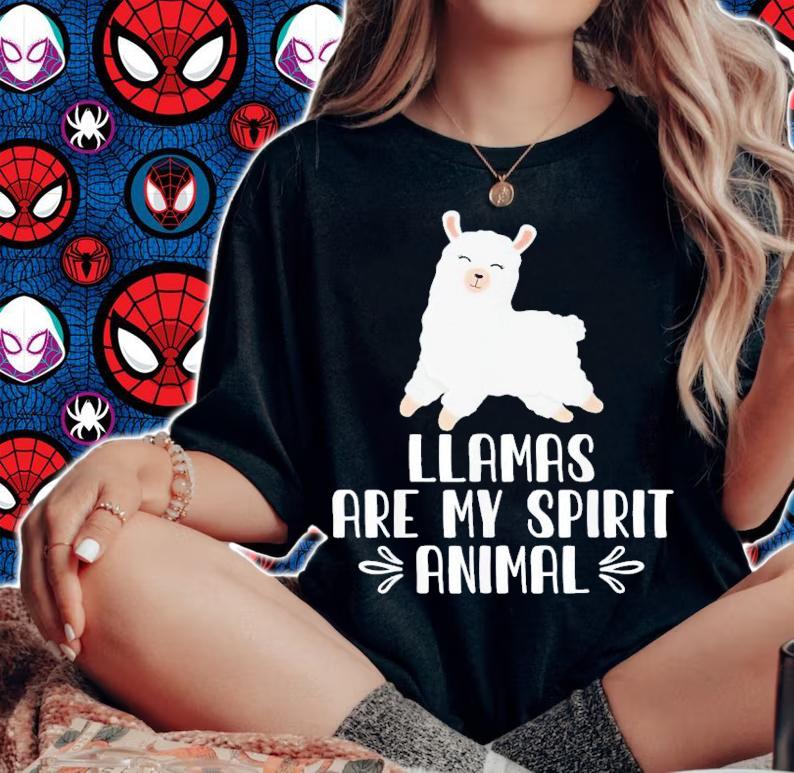 Llamas Are My Spirit Animal T-Shirt t-shirt
