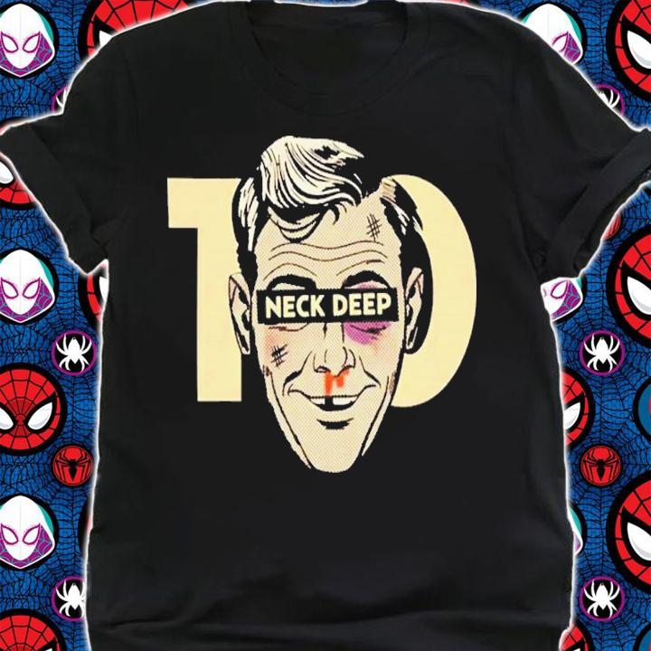 Neck Deep 10 Year Anniversary Neck Deep Rain In July Shirt t-shirt