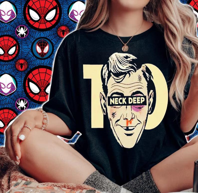 Neck Deep 10 Year Anniversary Neck Deep Rain In July Shirt t-shirt