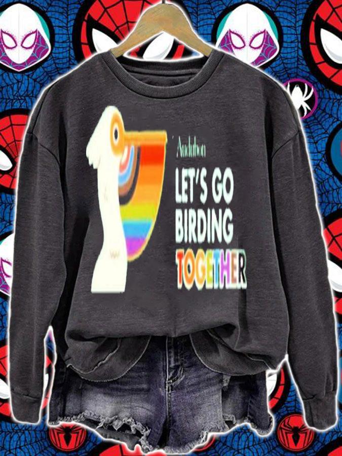 Nepeteaa Audubon Let's Go Birding Together 2022 Bird Ward Shirt t-shirt sweatshirt