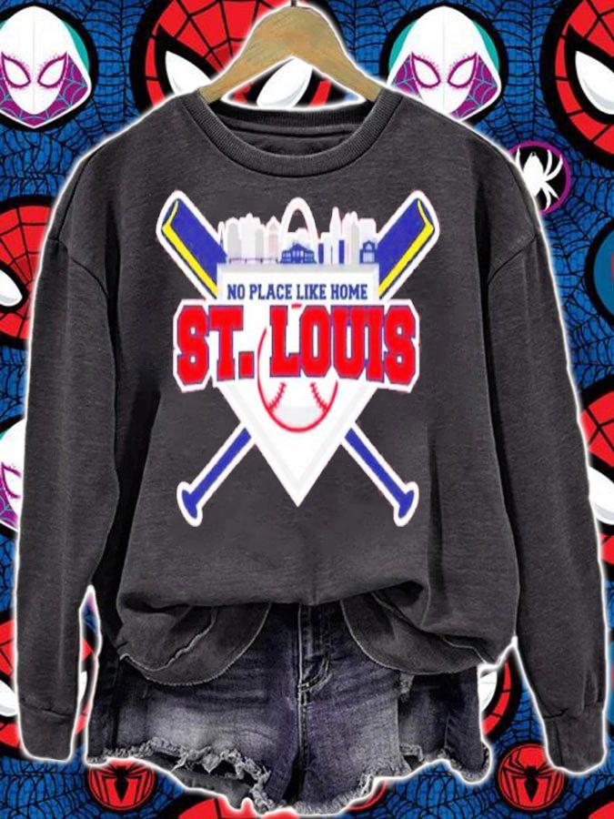 No Place Like Home St. Louis Baseball Shirt t-shirt sweatshirt