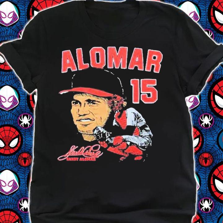 Sandy Alomar #15 Cleveland Indians Baseball T-Shirt t-shirt