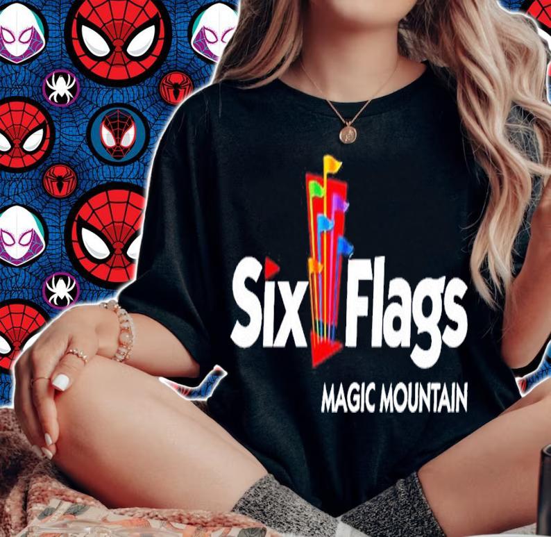 Six Flags Magic Mountain shirt t-shirt woman shirt