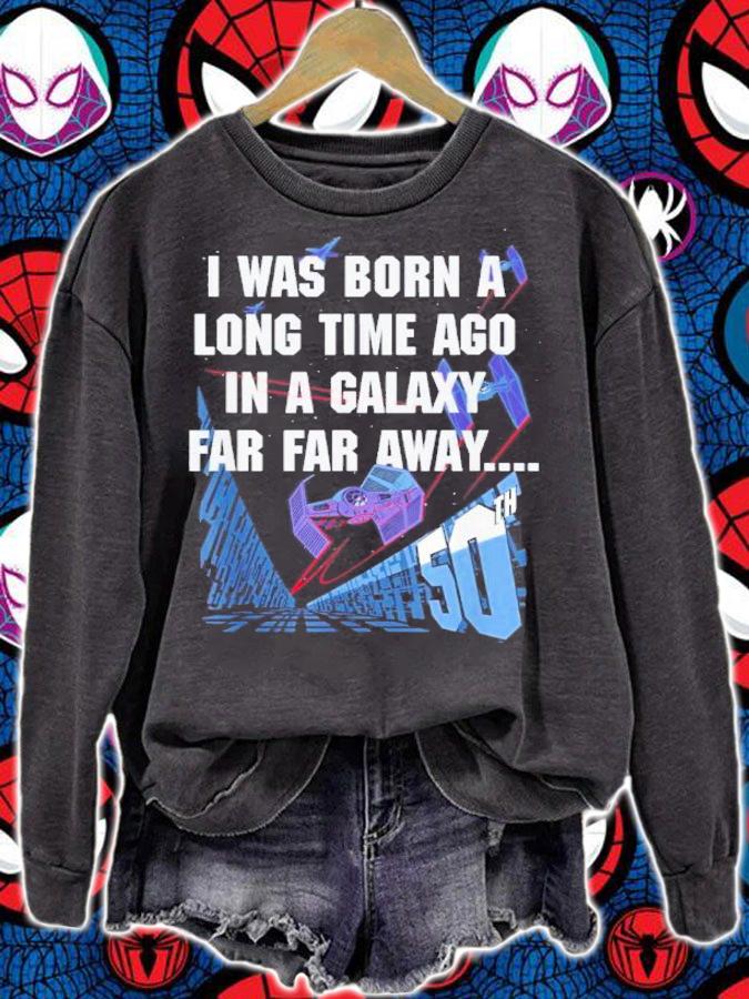 Star Wars I Was Born A Long Time Ago 50th Birthday Portrait Shirt t-shirt sweatshirt