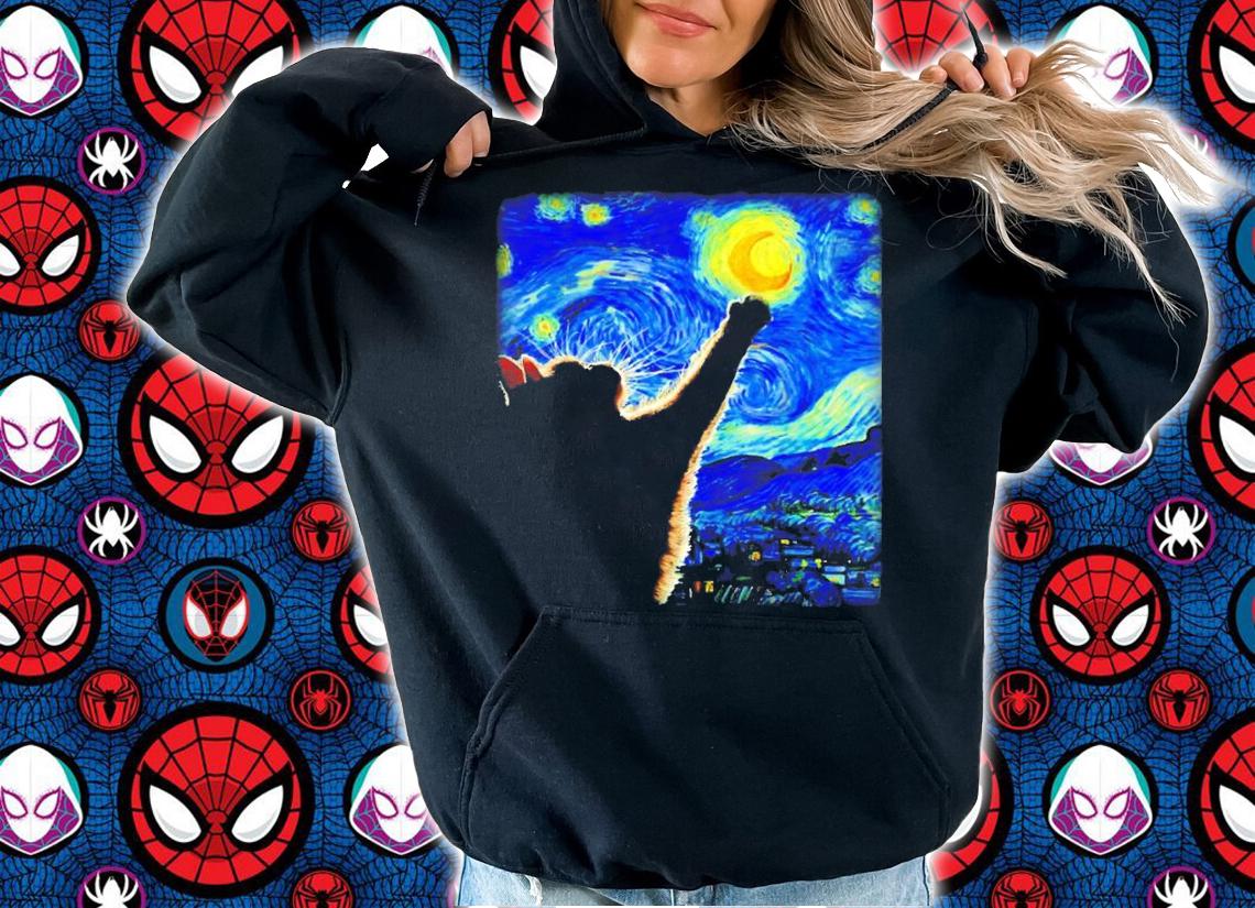 Starry Night Cat, Van Gogh Cat Shirt t-shirt hoodie