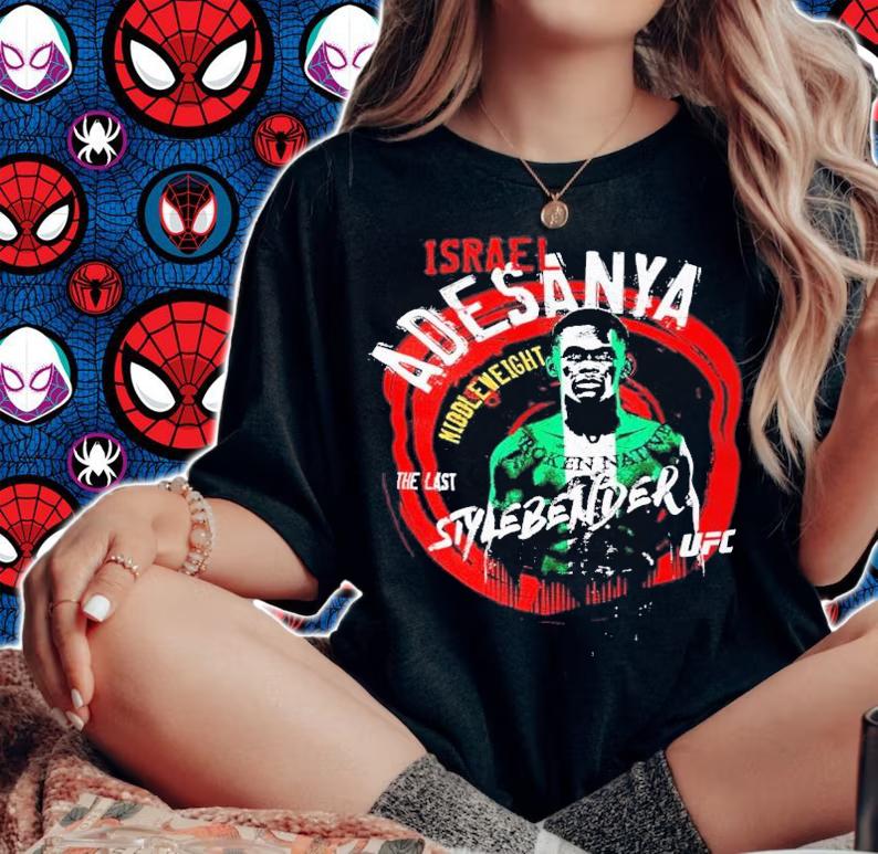 The Last Stylebender 90s Israel Adesanya Champions T-Shirt t-shirt woman shirt