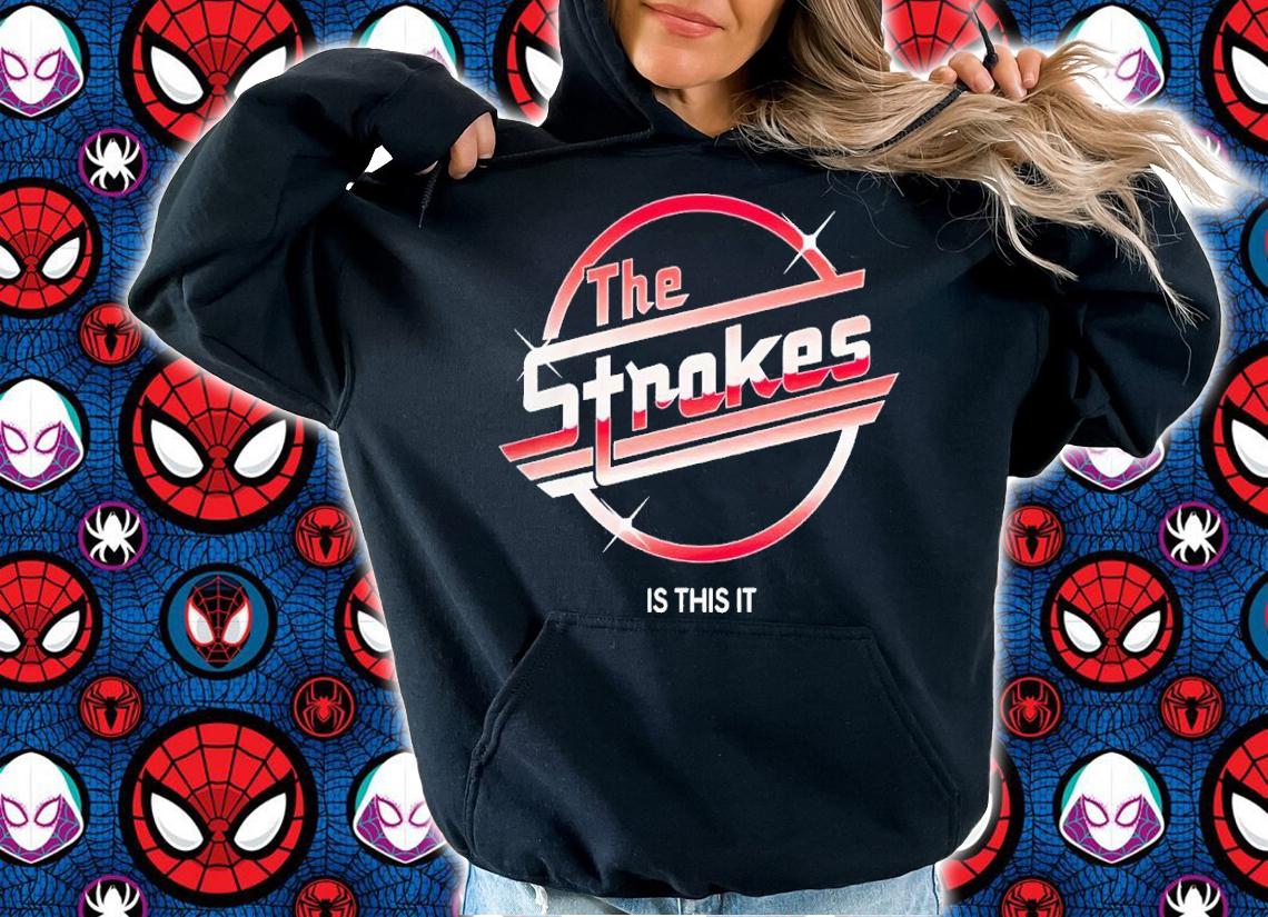 The Strokes Official Store Is This It Red Magna Logo Shirt t-shirt hoodie