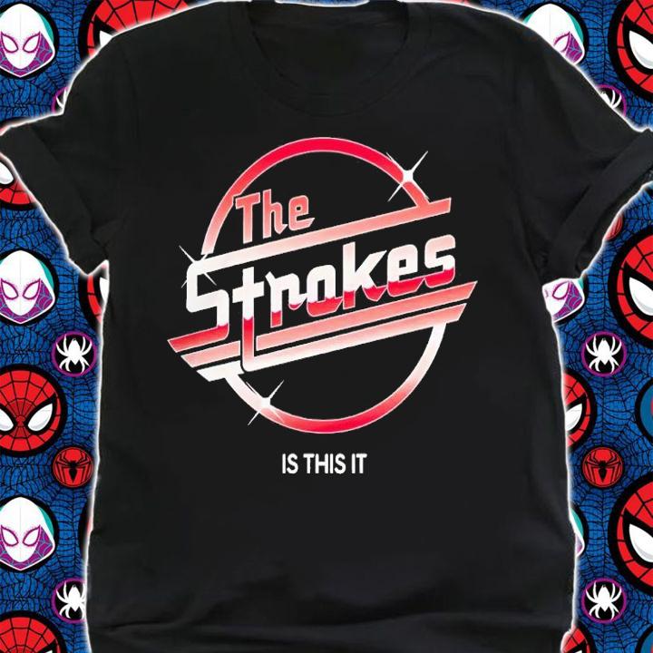 The Strokes Official Store Is This It Red Magna Logo Shirt t-shirt shirt