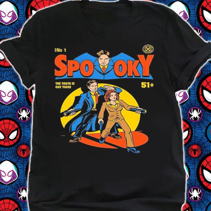X Files Spooky Comic Mulder And Scully The Truth Is Out There Shirt t-shirt