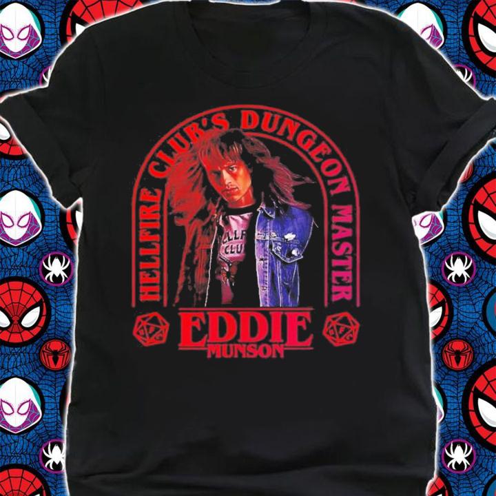 Stranger Things 4 Eddie Munson Hellfire Club Dungeon Master T-Shirt t-shirt shirt