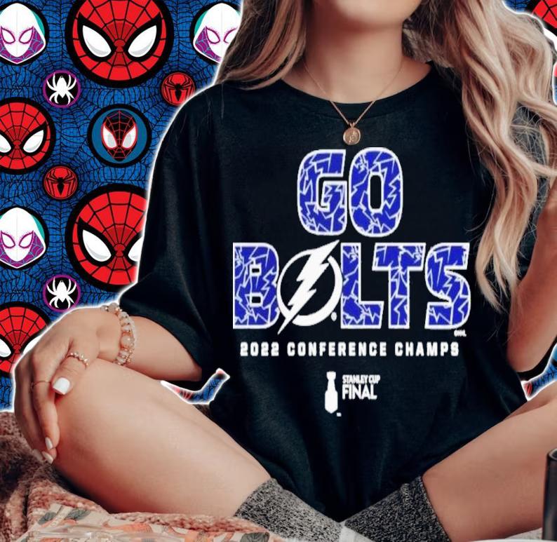 Tampa Bay Lightning Go Bolts 2022 Conference Champs Shirt t-shirt woman shirt