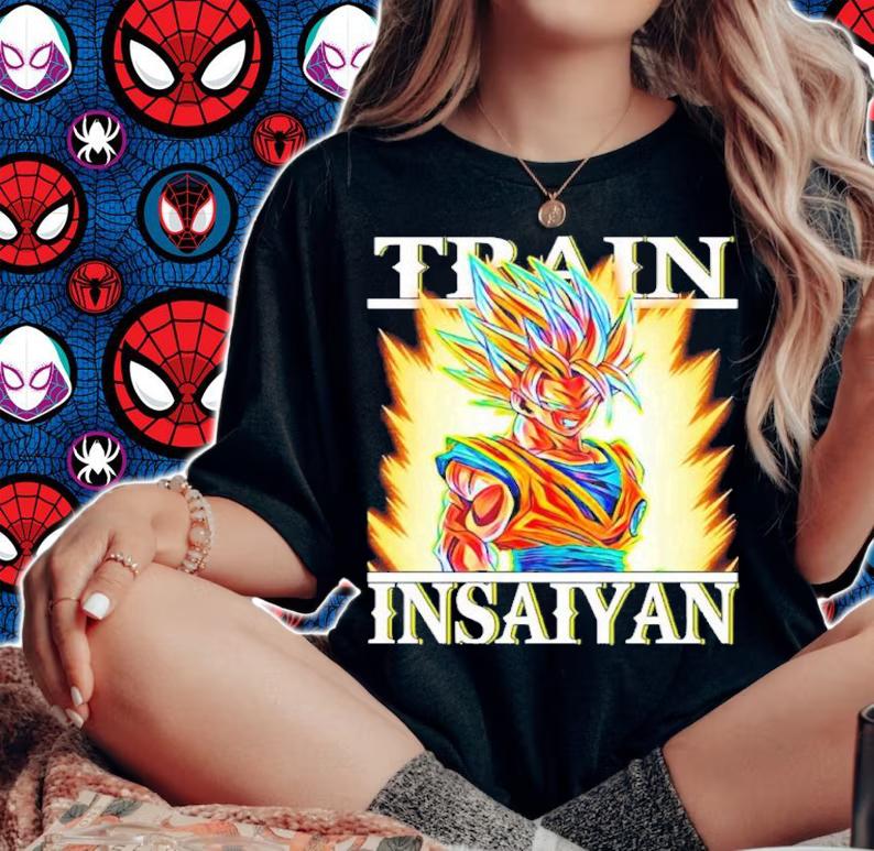 Train Insaiyan Goku Super Saiyan Shirt t-shirt woman shirt