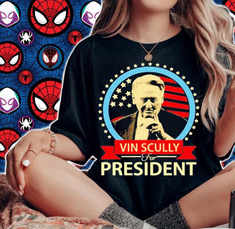 Vin Scully For President Shirt t-shirt