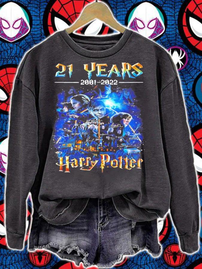 21 Years 2001-2022 Harry Potter Signatures Shirt t-shirt sweatshirt