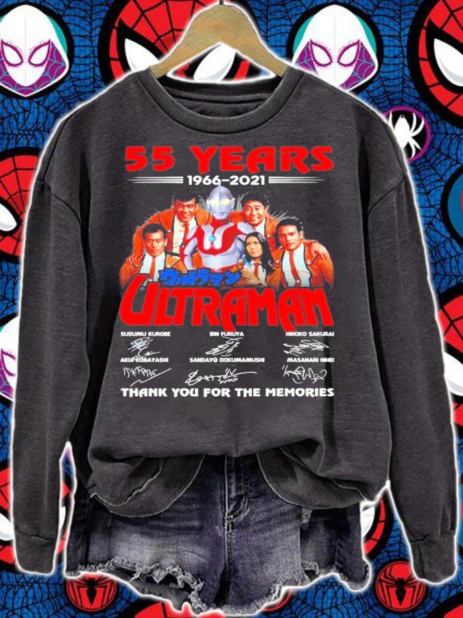 55 years 1966-2021 Ultraman signatures shirt t-shirt