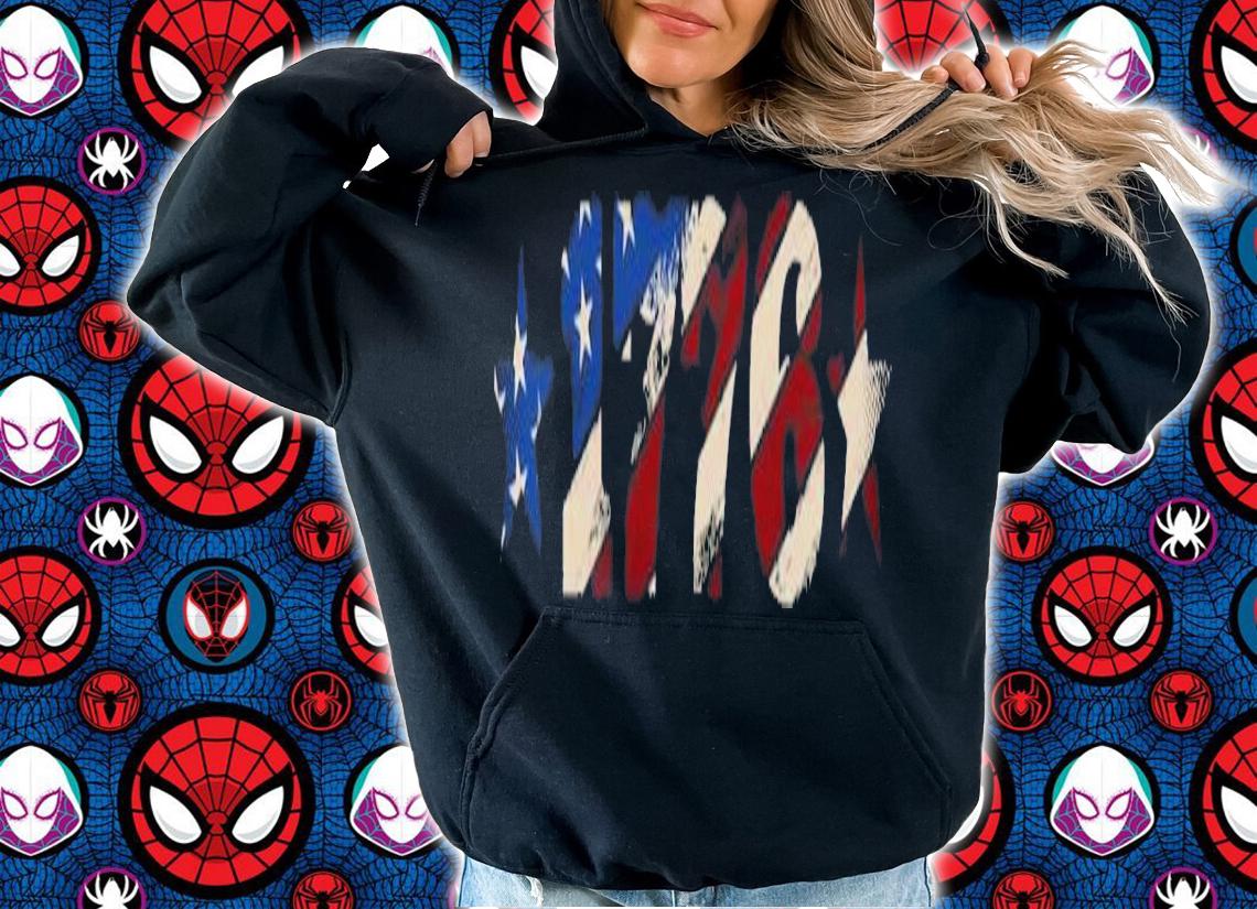 1776 American Flag Retro Vintage T-Shirt t-shirt hoodie
