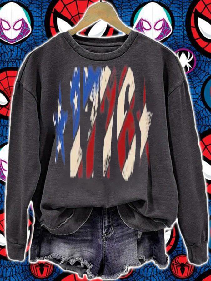 1776 American Flag Retro Vintage T-Shirt t-shirt sweatshirt