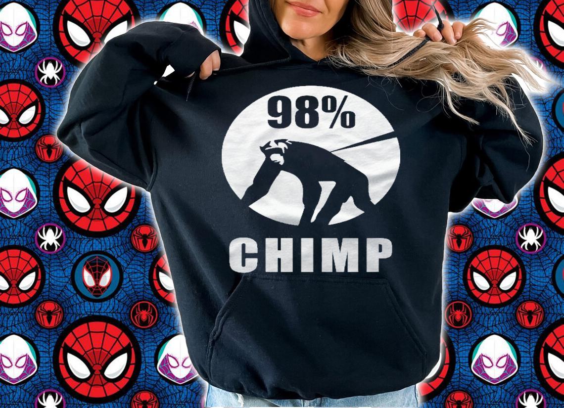 98% Chimp Funny Chimpanzee Ape Monkey Shirt t-shirt hoodie