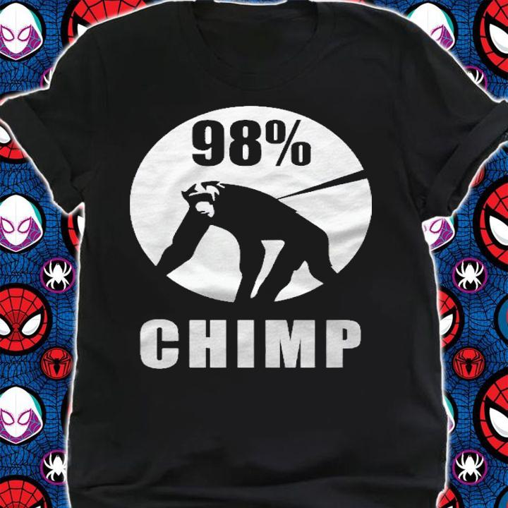 98% Chimp Funny Chimpanzee Ape Monkey Shirt t-shirt shirt