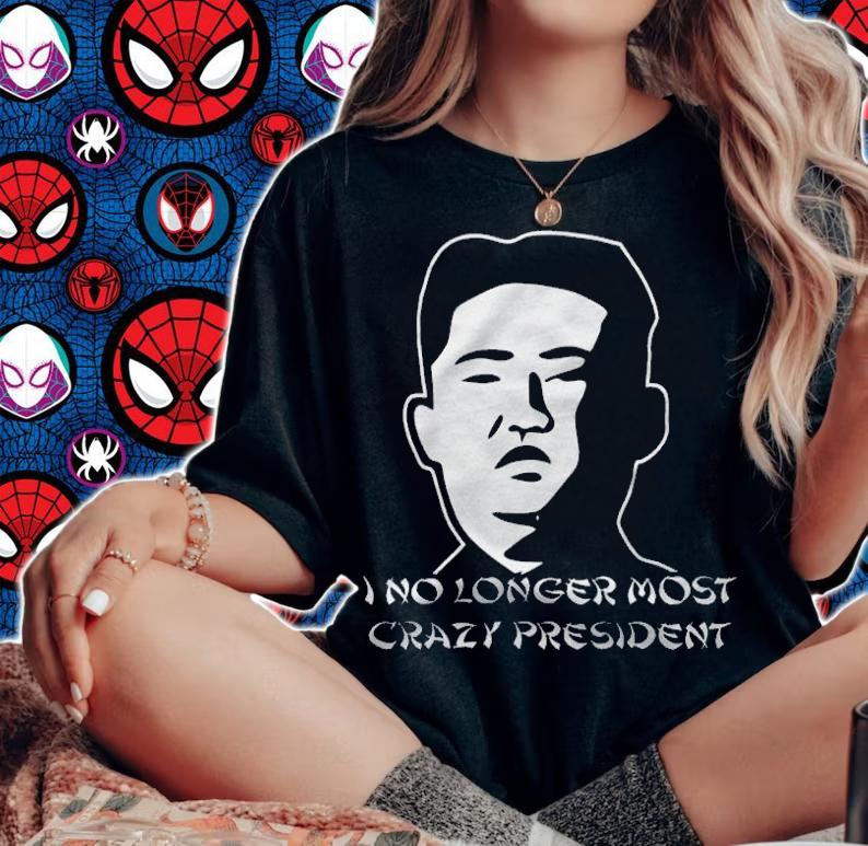 Anti Biden i No Longer Most Crazy President T-Shirt t-shirt woman shirt