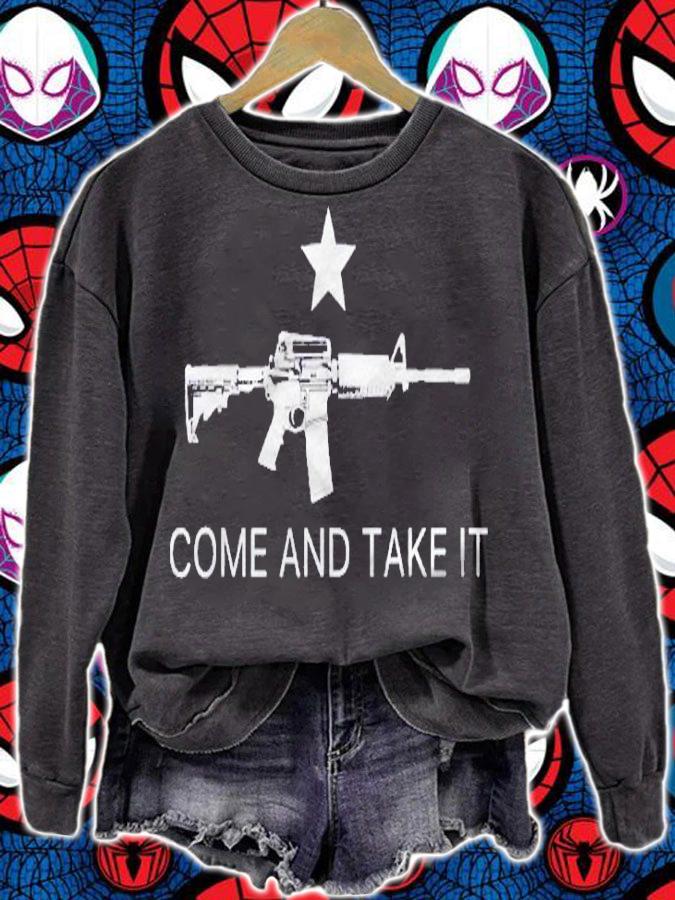 Ar 556 Accessories Ar15 Military Rifle 5.56 Come And Take It Shirt t-shirt sweatshirt