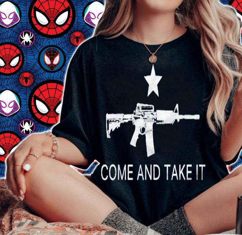 Ar 556 Accessories Ar15 Military Rifle 5.56 Come And Take It Shirt t-shirt woman shirt