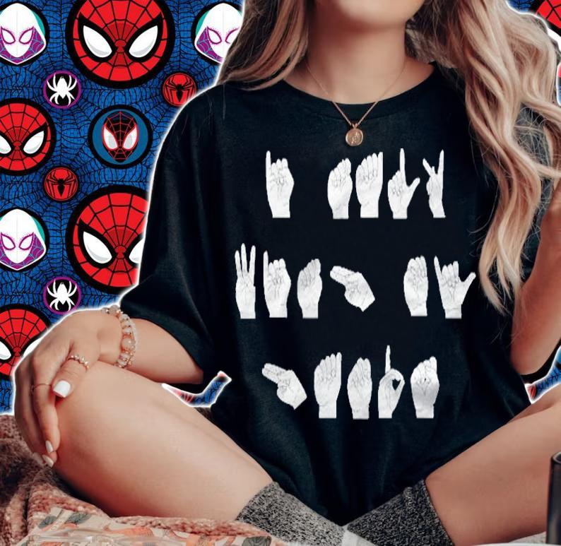 Asl American Sign Language Gift I Talk With My Hands Shirt t-shirt woman shirt