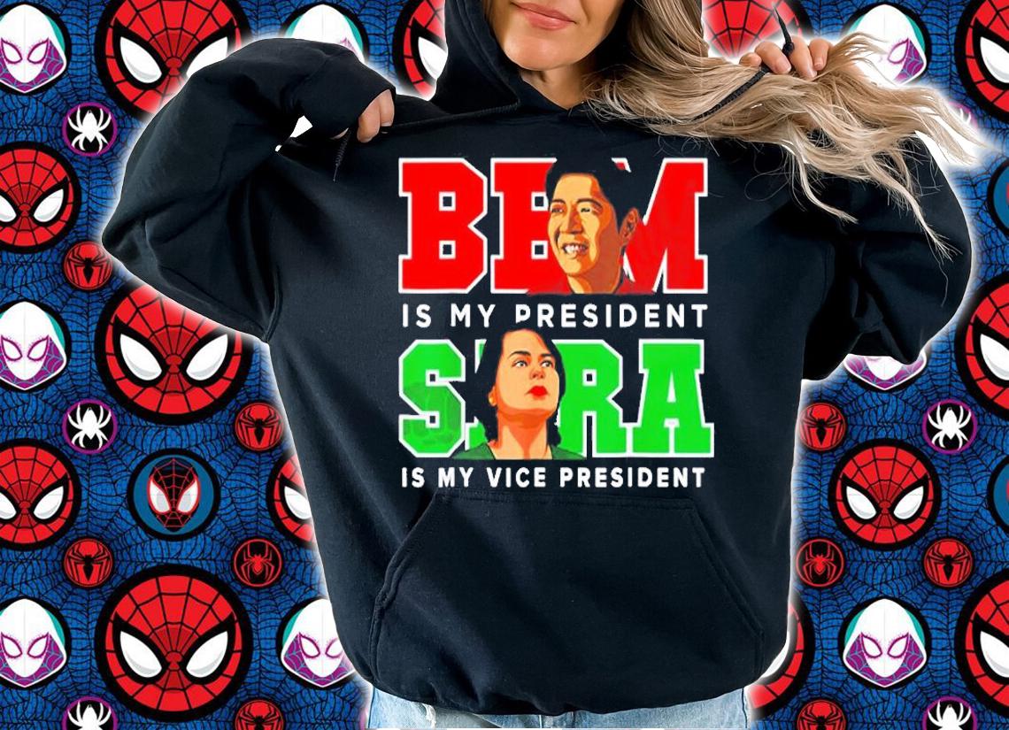 Bbm Sara 2022 President Red Bong Marcos Duterte Inday T-Shirt t-shirt