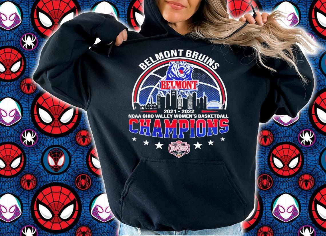 Belmont Bruins NCAA Ohio Valley Women's Basketball 2021-2022 Champions Shirt t-shirt