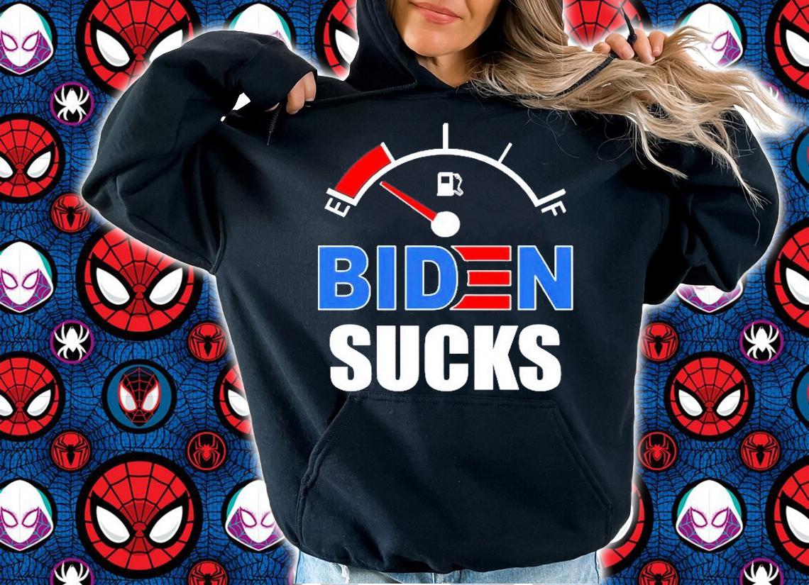 Biden Sucks Gas Tank On Empty E T-Shirt t-shirt hoodie
