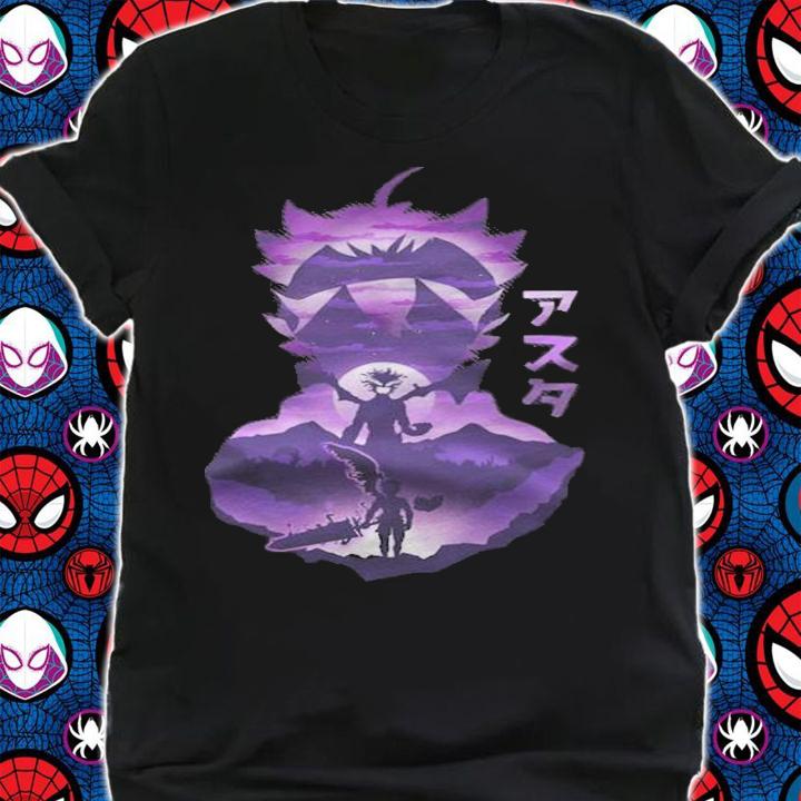 Black Clover Asta Demon Mode Japanese style T-shirt t-shirt