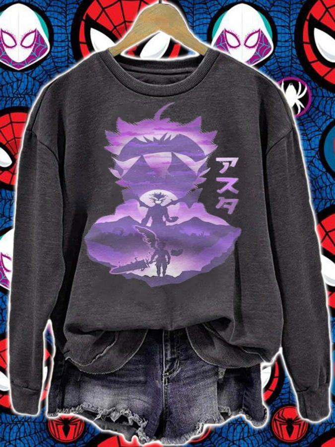 Black Clover Asta Demon Mode Japanese style T-shirt t-shirt