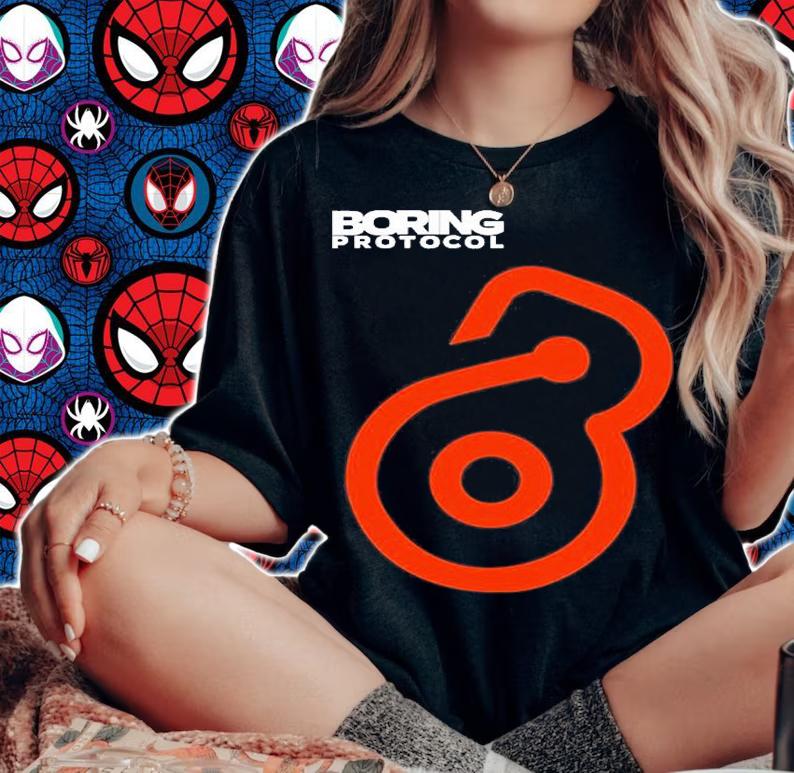 Boring Protocol Logo T-Shirt t-shirt woman shirt