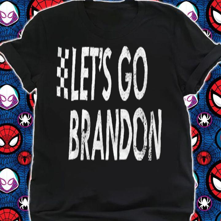 Let's Go Brandon Racing Flag Biden Chant T-Shirt t-shirt