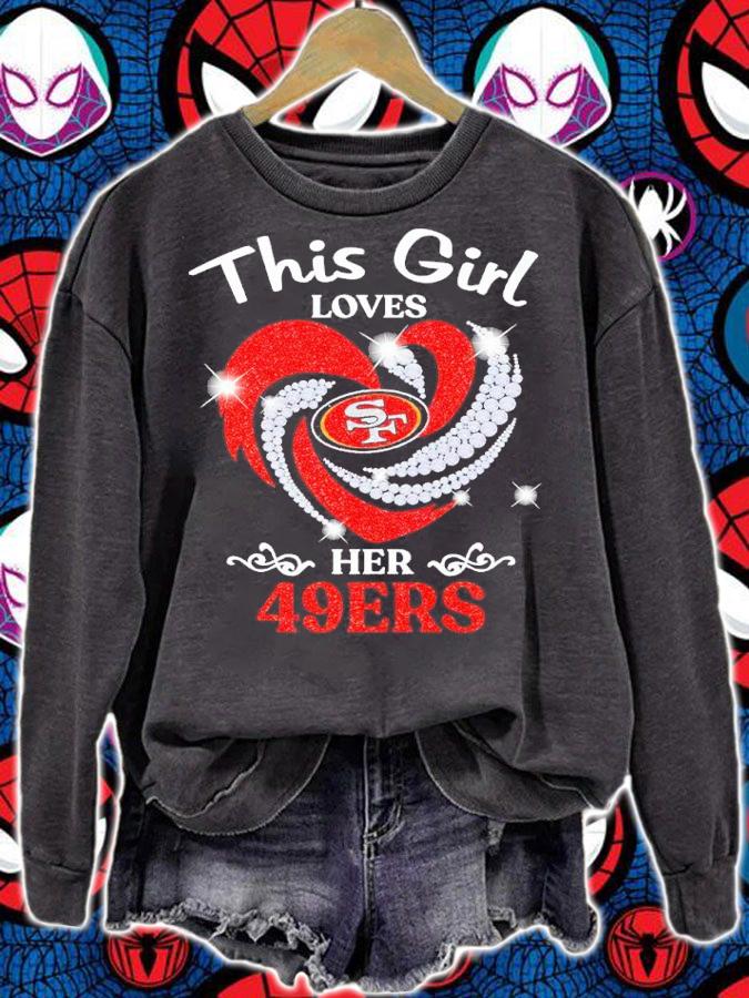 This Girl Loves Her San Francisco 49ers Shirt t-shirt
