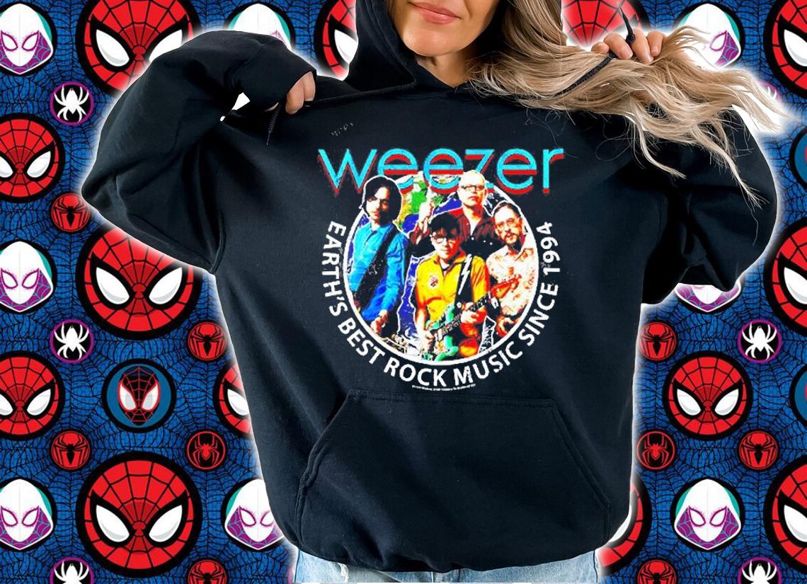 Weezer Earth's Best Rock Music Since 1994 T-Shirt t-shirt hoodie