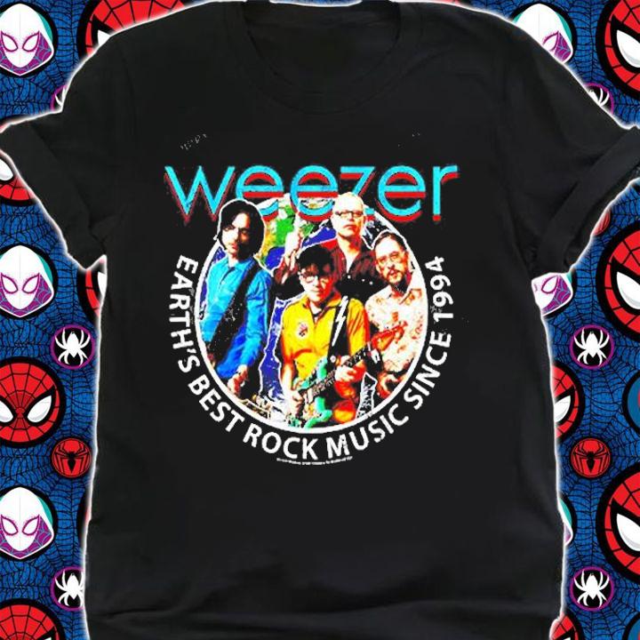 Weezer Earth's Best Rock Music Since 1994 T-Shirt t-shirt shirt