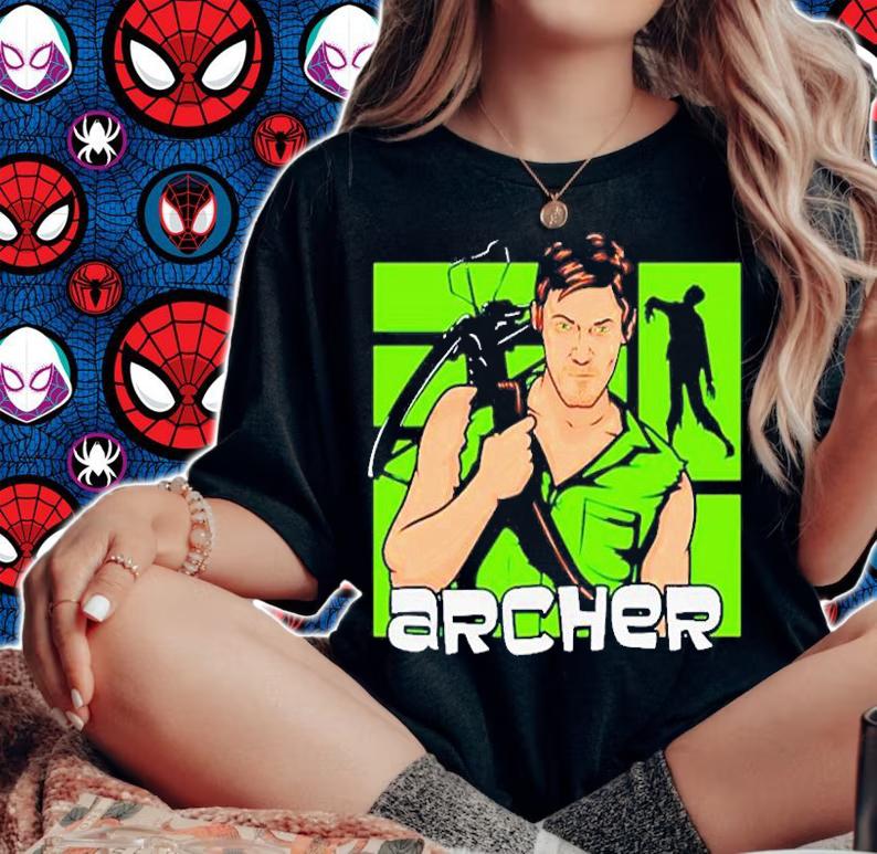 Daryl Dixon Archer Parody T-Shirt t-shirt woman shirt