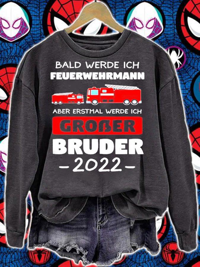 Feuerwehr Grosser Bruder 2022 Grosser Bruder 2022 Feuerwehr Shirt t-shirt sweatshirt