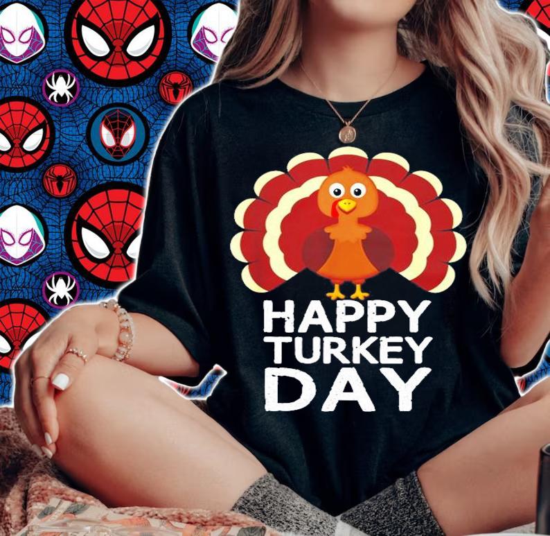 Happy Turkey Day Thanksgiving Family Gifts T-Shirt t-shirt